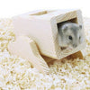Hamster Mouse Rustic Wooden Seesaw Cask Teeter Totter Toy for Rat