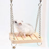 Mouse Rat Parrot Hamster Bell Swing Hanging Ladder