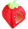 Strawberry Sponge Foldable Doggy House Bed