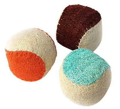 Pets Ball Clean Teeth Loofah Sponge Toy