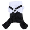 Dogs Cat Clothing Prince Tuxedo Bow Tie Suit Puppy Costume Jumpsuit