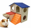 Wooden Hamster Ladder Pet Small Rabbit Mouse Nest Rat House
