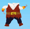 Pet Cosplay Coat Pirate Style