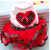 Pet Dog Cat Princess Clothes Bowknot Dress PanDaDa Dog Daisy Gauze Tutu Dress Skirt