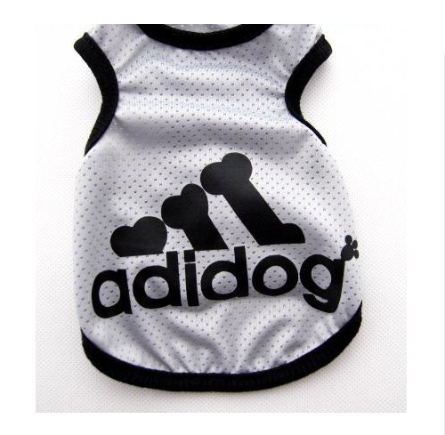 Cool cat dog summer vest pet clothing Lovely Bones adidog