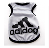 Cool cat dog summer vest pet clothing Lovely Bones adidog